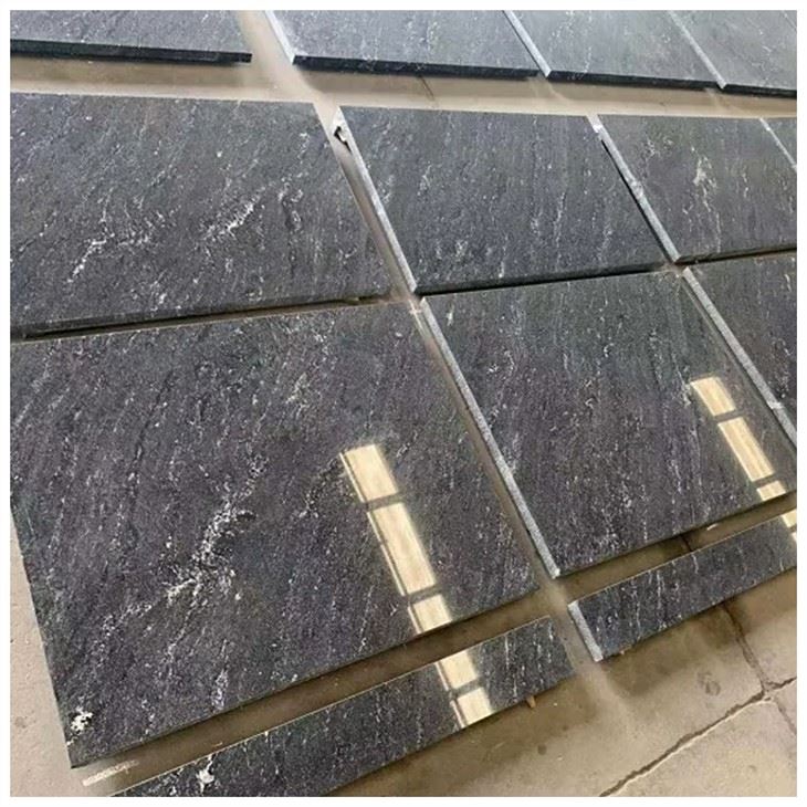 Via Lactea Black Granite Tiles