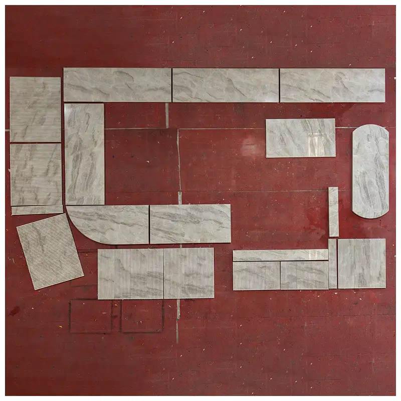 Taj Mahal Quartzite -nahkaiset työtasot