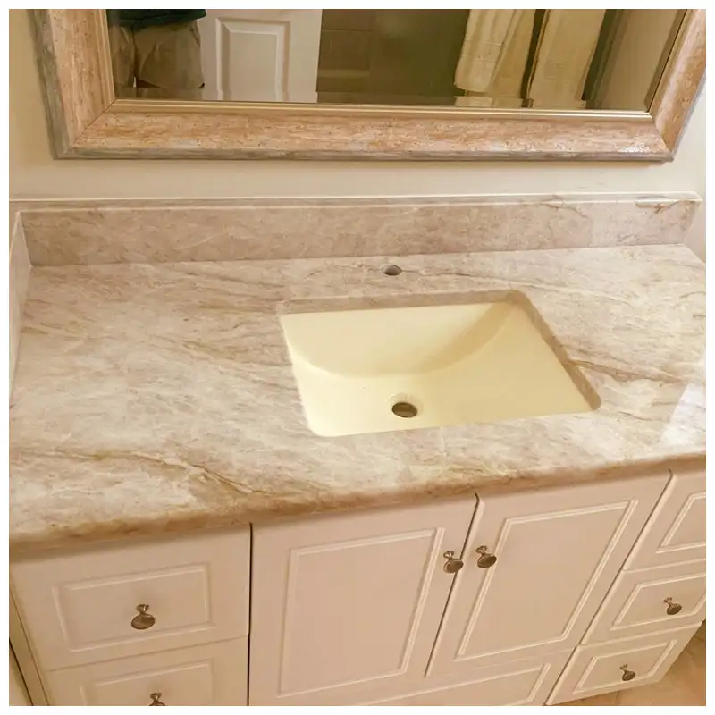Taj Mahal Quartzite Bathroom Vanity Top Planning For Hotel And Residential Projects Taj Mahal Quartzite Bathroom Vanity Top Planning For Hotel And Residential Projects