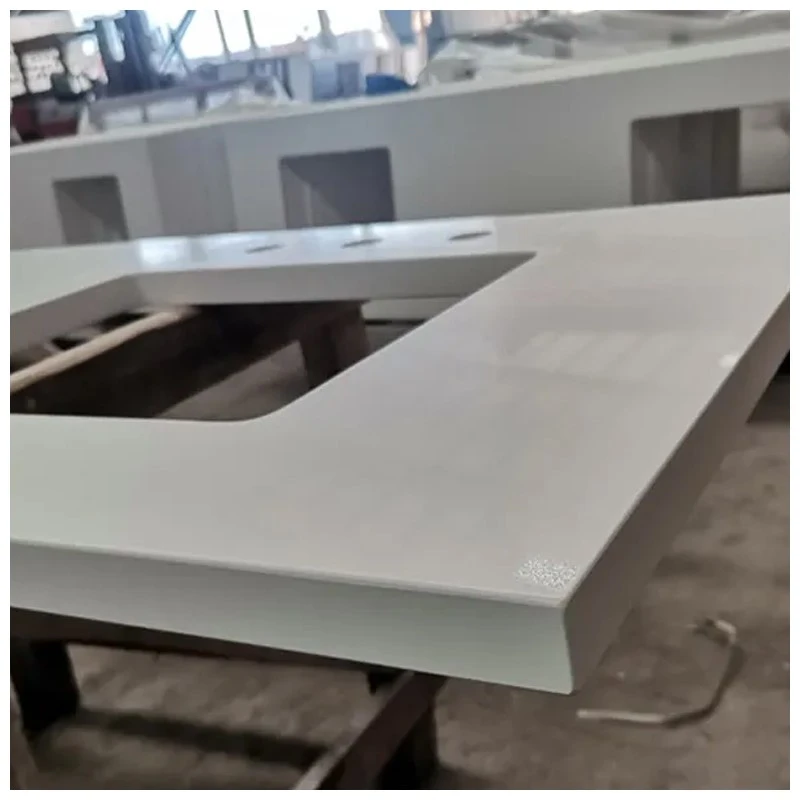 Pure White Quartz Bathroom Vanity Countertop Pure White Quartz Bathroom Vanity Countertop