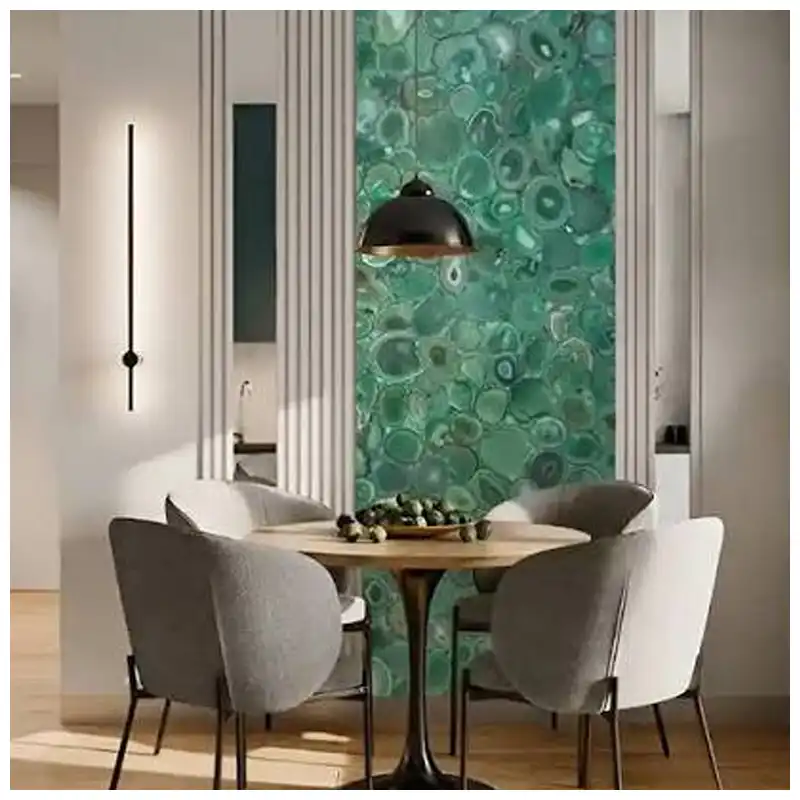 Green Agate Gemstone Villa Feature Wall Projects Green Agate Gemstone Villa Feature Wall Projects