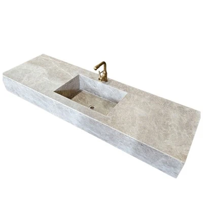 Perla Venata Quartzite kelluvat turhamaiset pesualtaat